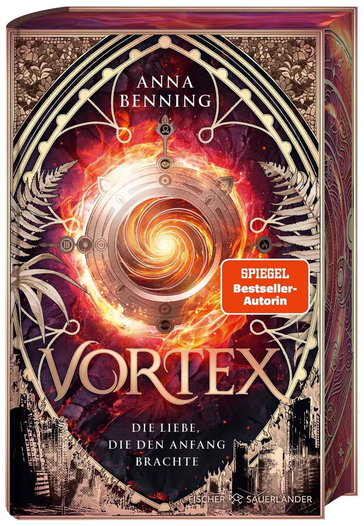 Cover: Vortex – Die Liebe, die den Anfang brachte Schmuckausgabe (Hardcover) von Anna Benning