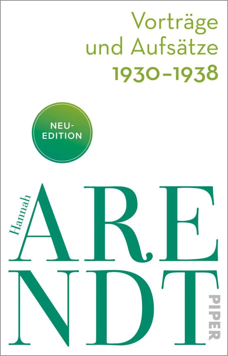 Cover: Vorträge und Aufsätze 1930-1938 (E-Book) von Hannah Arendt