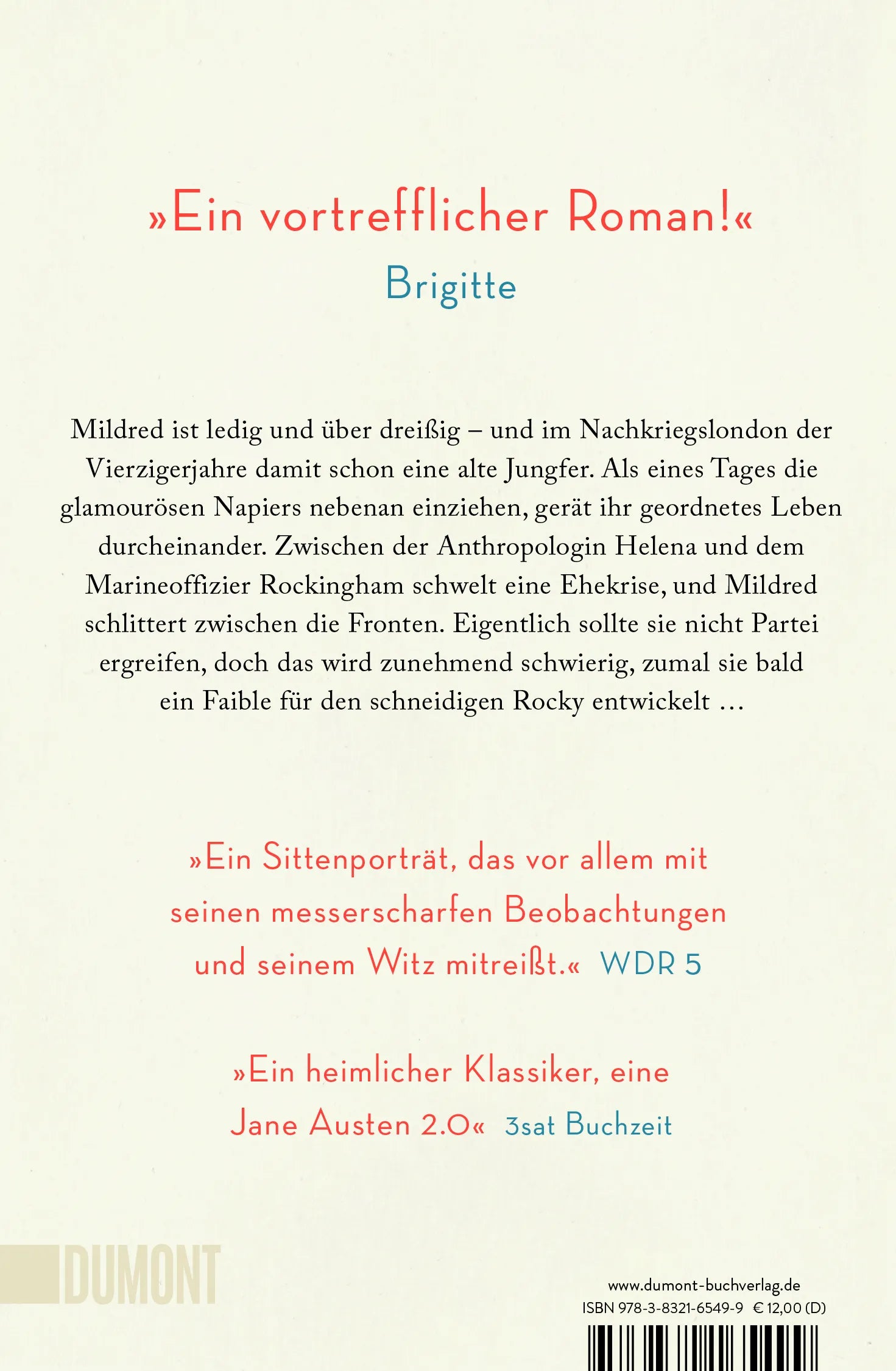 Buchrückseite von 'Vortreffliche Frauen' mit Klappentext - Taschenbuch