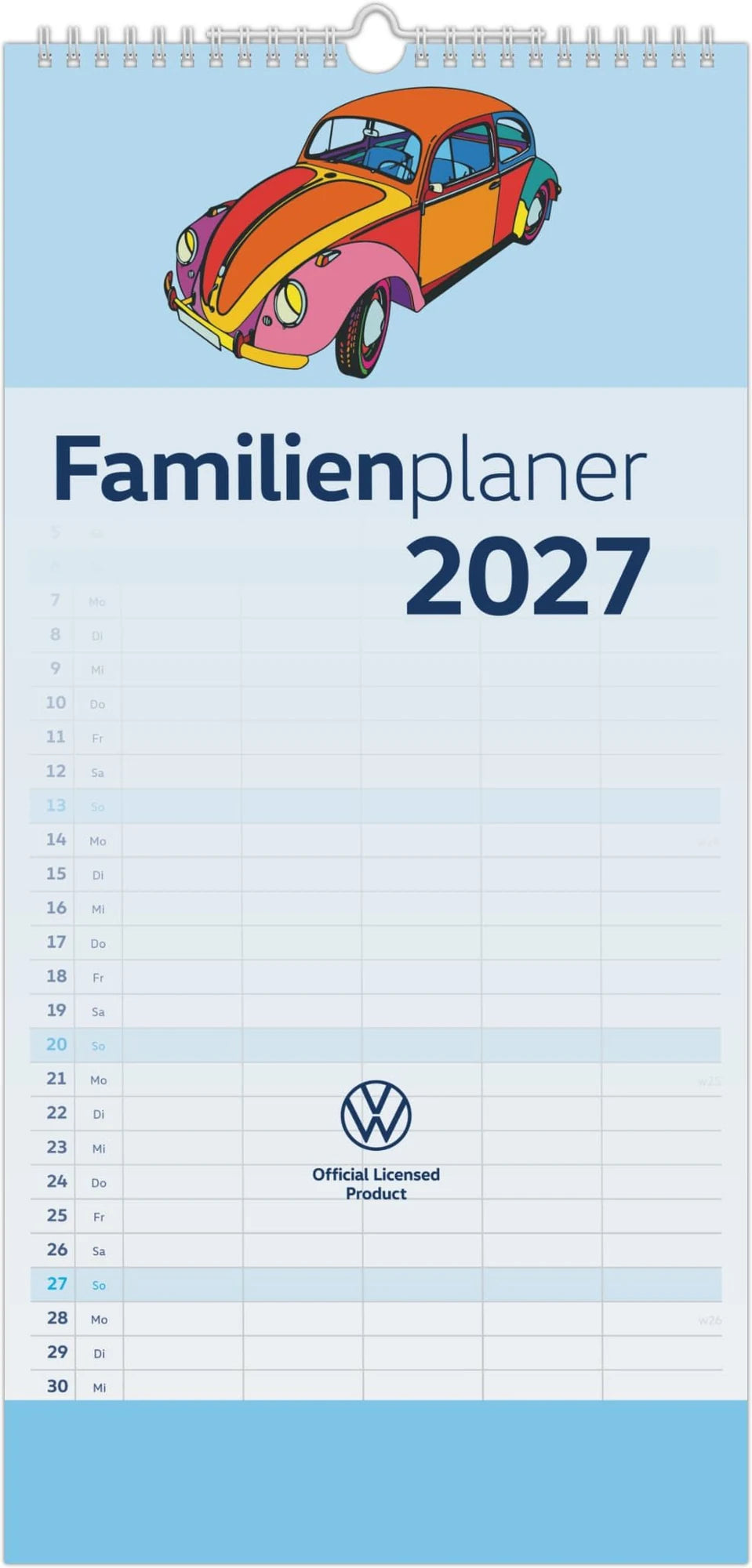 Familienplaner: VW Familienplaner Illustrationen 2027