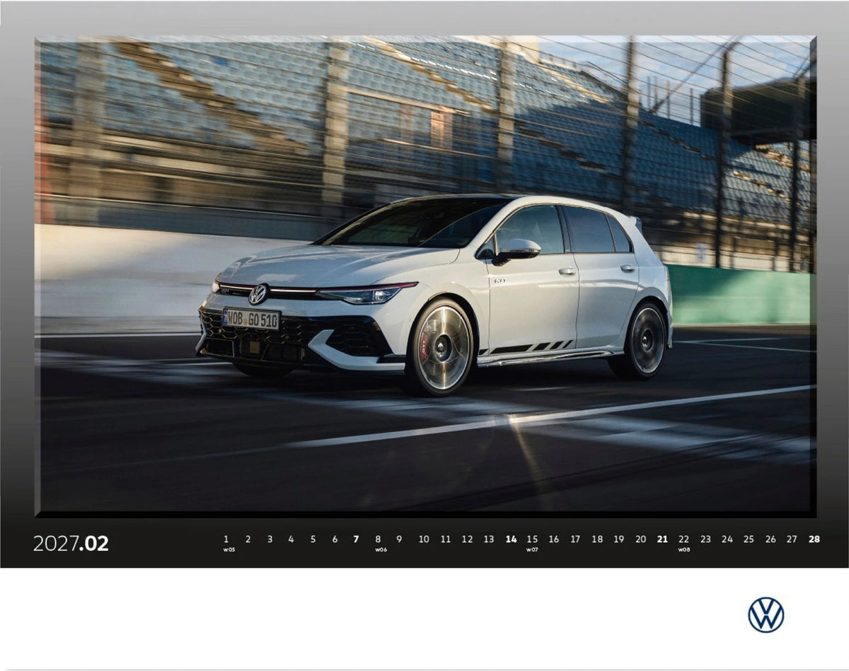 VW Golf GTI Calendar 2027 – Ansicht