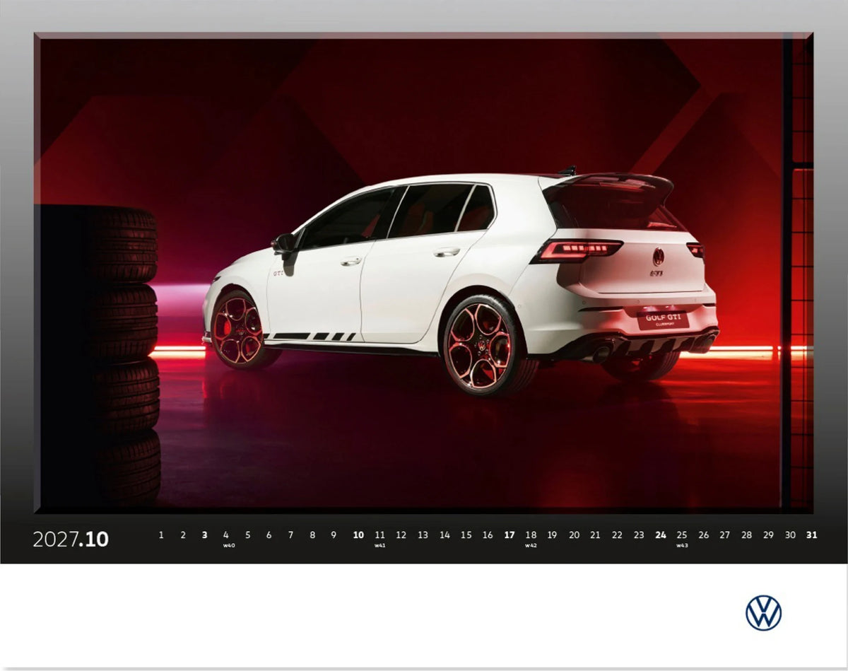 VW Golf GTI Calendar 2027 – Ansicht