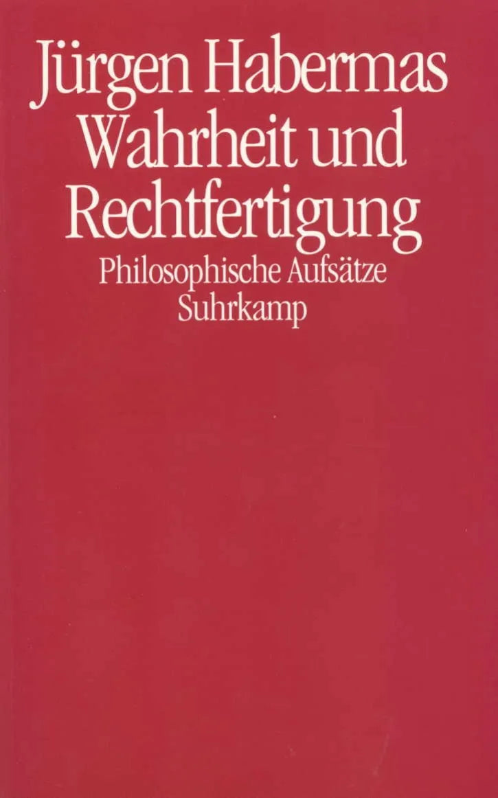 Buchcover von 'Wahrheit und Rechtfertigung' - Taschenbuch von Jürgen Habermas