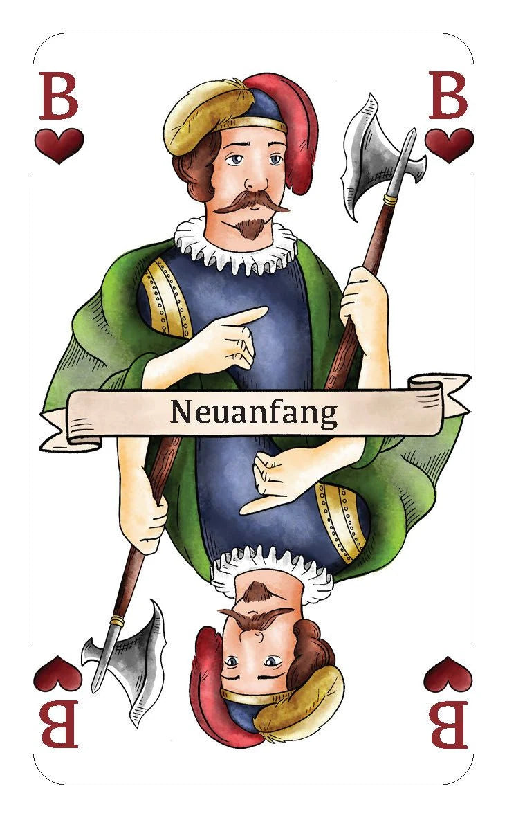 Wahrsagen mit Skatkarten – Ansicht