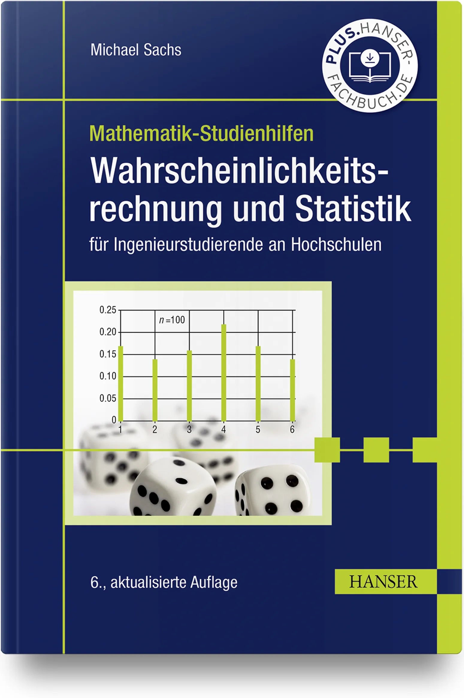 Buchcover von 'Wahrscheinlichkeitsrechnung und Statistik' - Gebundene Ausgabe von Michael Sachs
