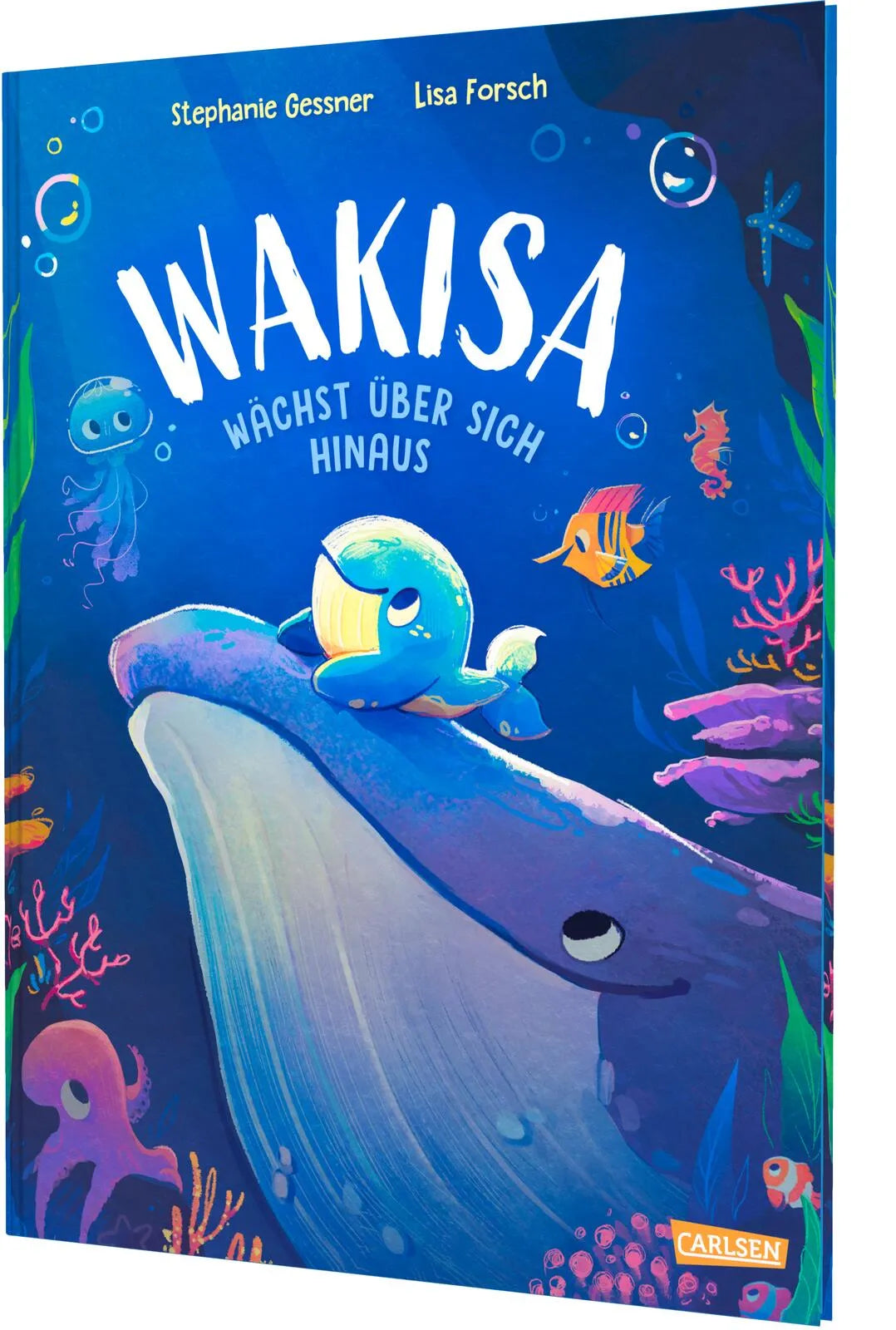 Buchcover von 'Wakisa wächst über sich hinaus' - Gebundene Ausgabe von Stephanie Gessner