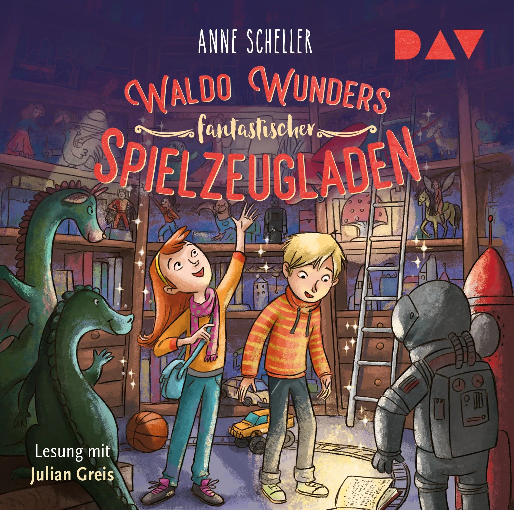 Buchcover von 'Waldo Wunders fantastischer Spielzeugladen – Teil 1' - Hörbuch (CD) von Anne Scheller