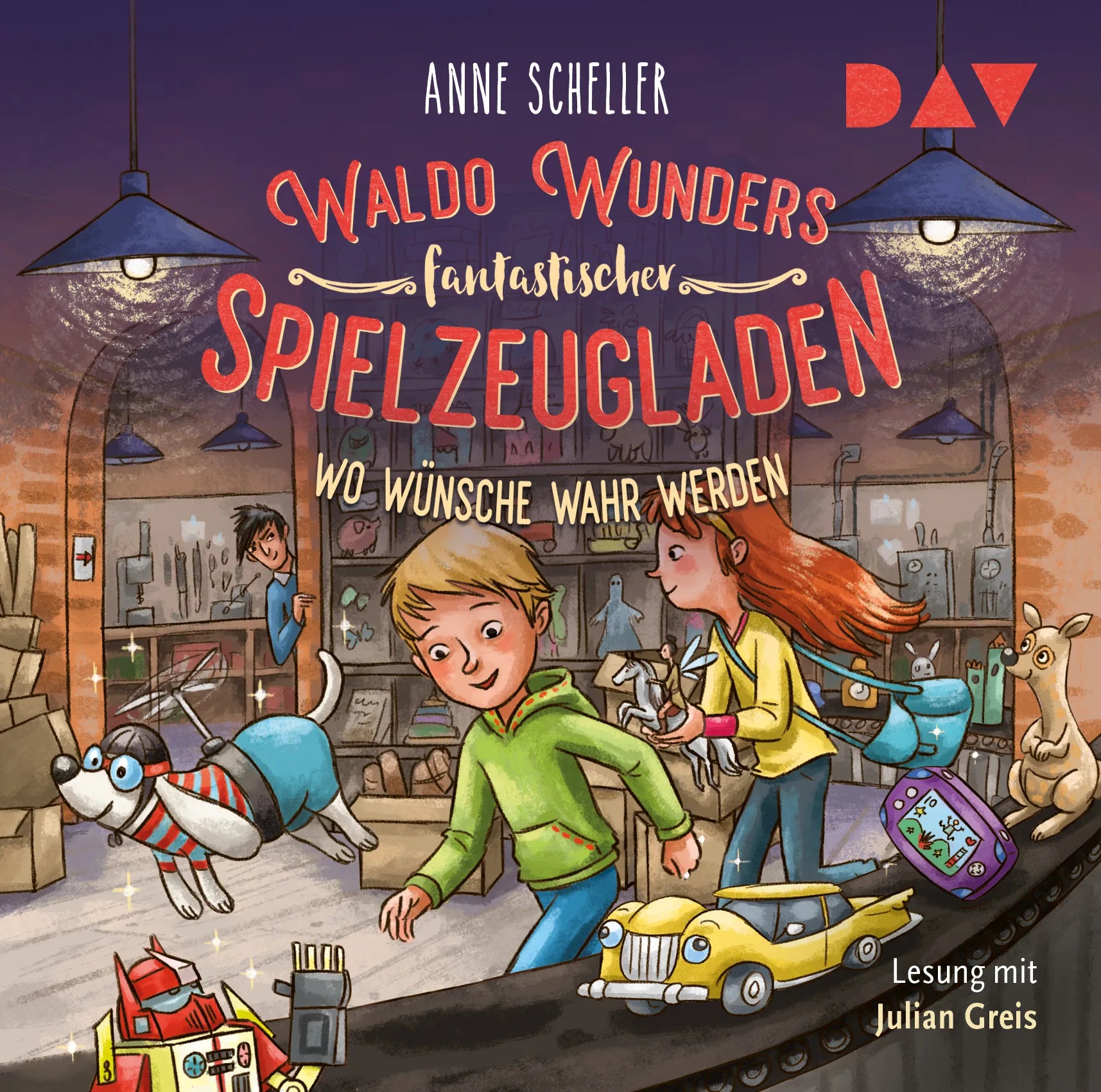 Buchcover von 'Waldo Wunders fantastischer Spielzeugladen – Teil 2: Wo Wünsche wahr werden' - Hörbuch (CD) von Anne Scheller
