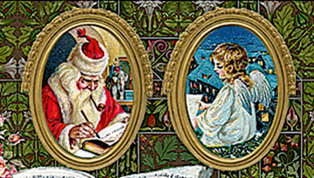Wand-Adventskalender – Im Adventshaus – Ansicht