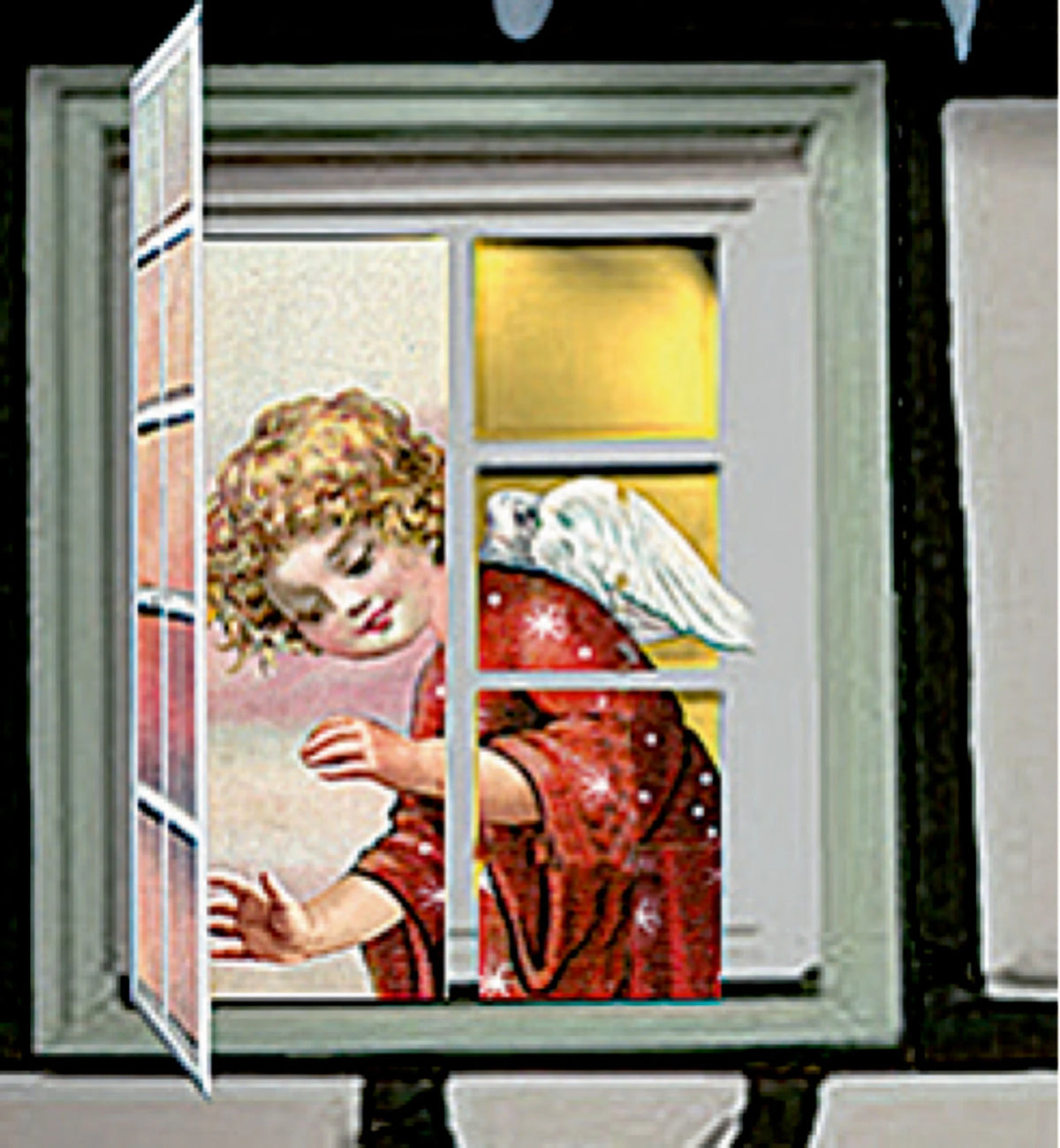 Wand-Adventskalender – Im Adventshaus – Ansicht