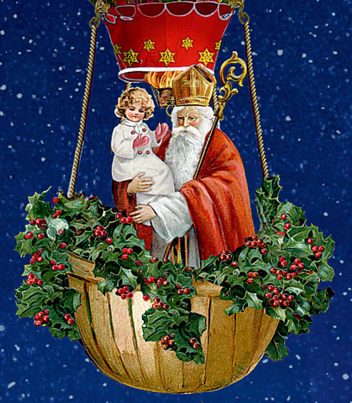 Wand-Adventskalender – Weihnachtszauber auf dem Schloss – Ansicht