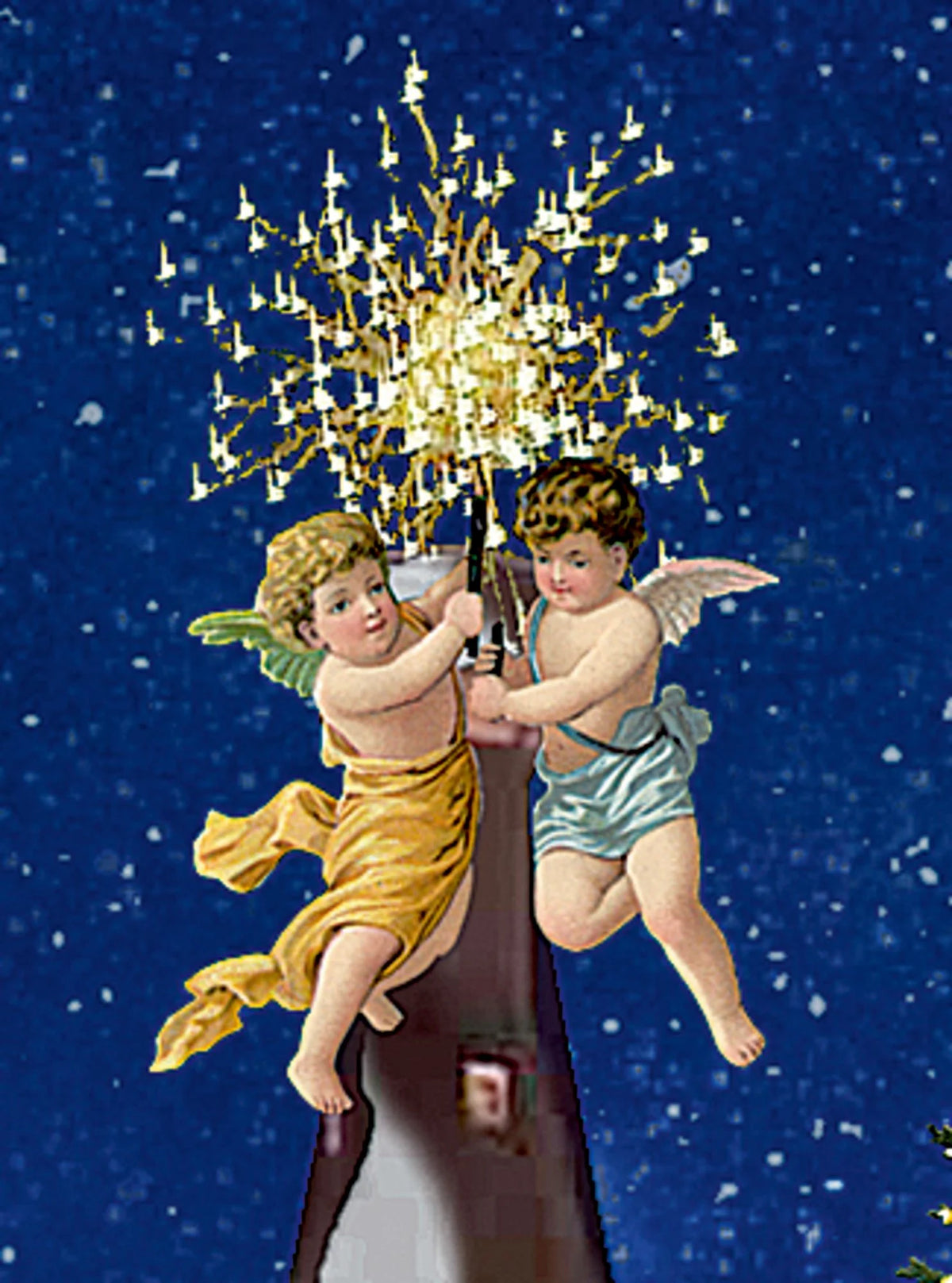 Wand-Adventskalender – Weihnachtszauber auf dem Schloss – Ansicht