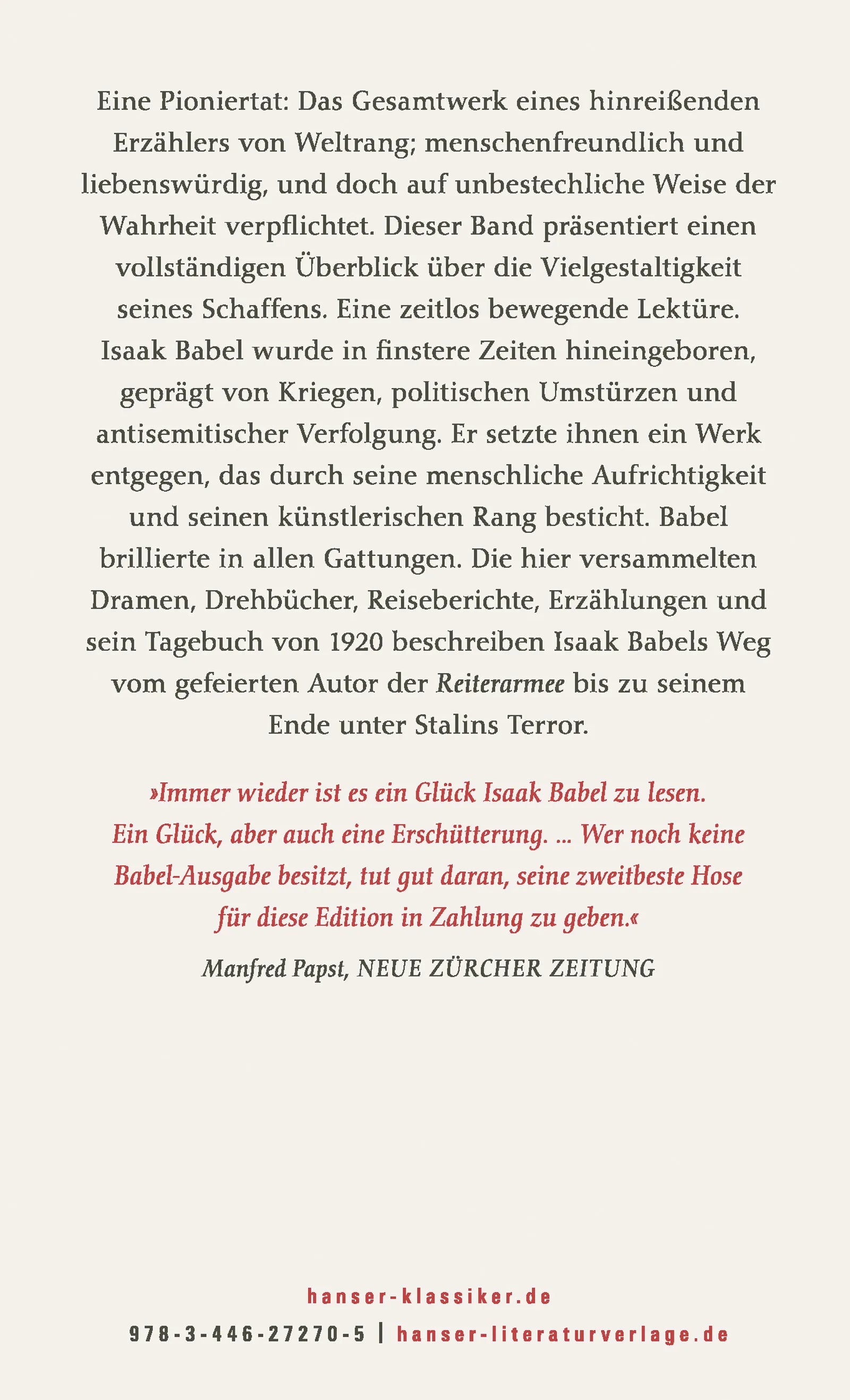 Isaak Babel - Wandernde Sterne