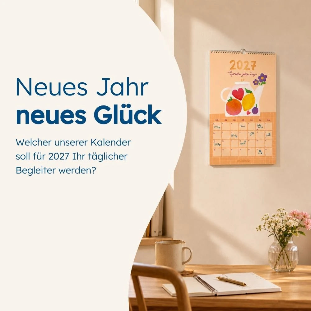 Wandkalender 2027 Genieße jeden Tag – Ansicht