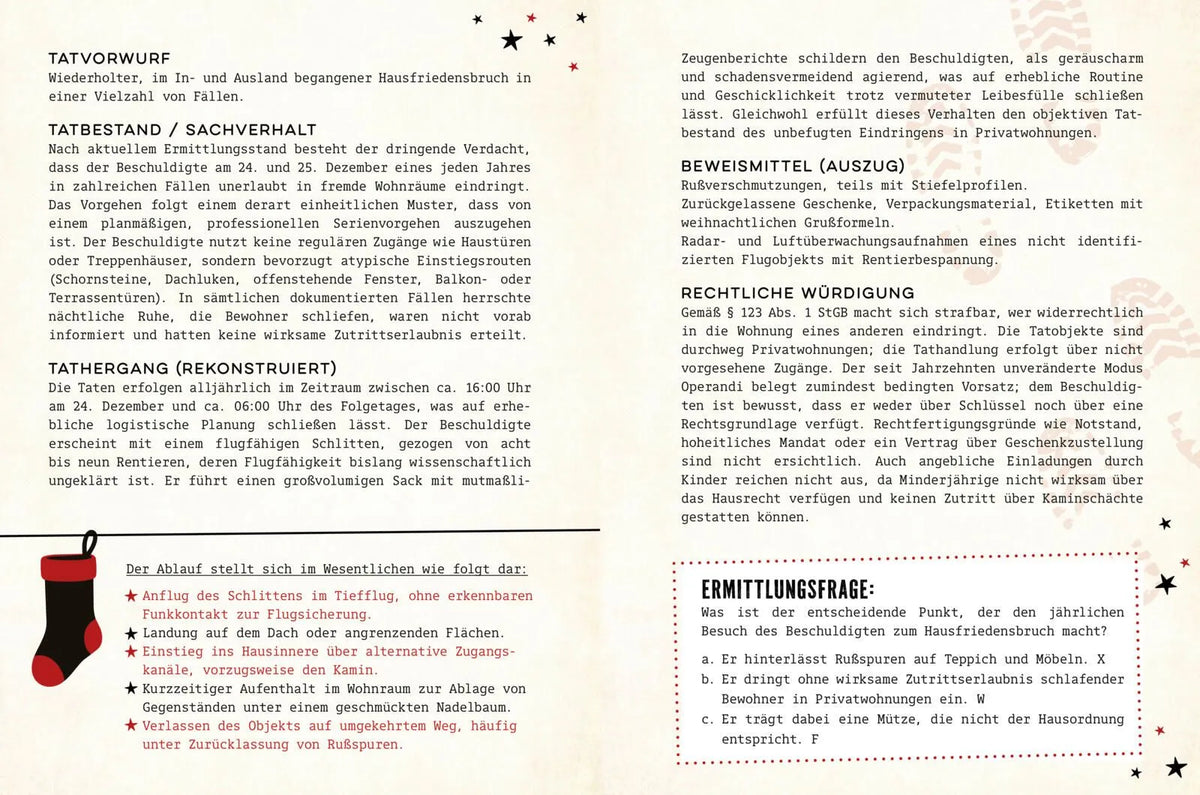 Detailansicht: Wanted! Die Akte Weihnachtsmann (Hardcover)