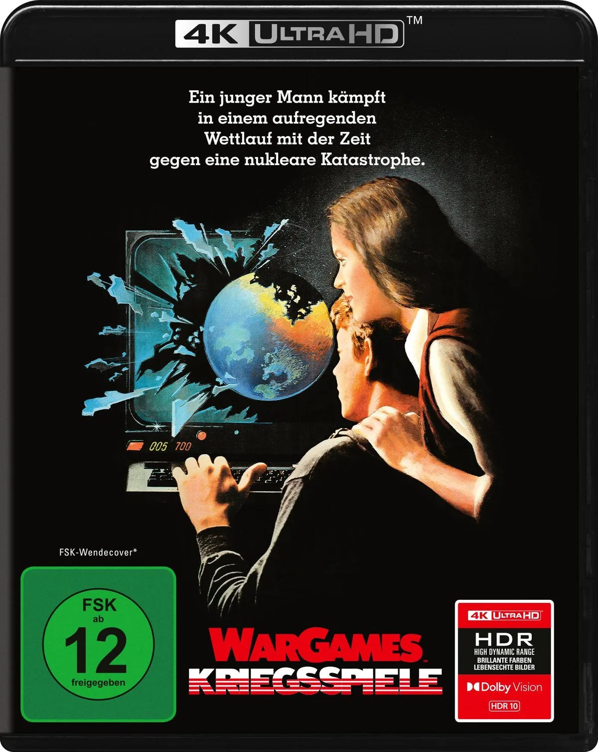 4K UHD Blu-ray-Cover: WarGames - Kriegsspiele. Regie: John Badham