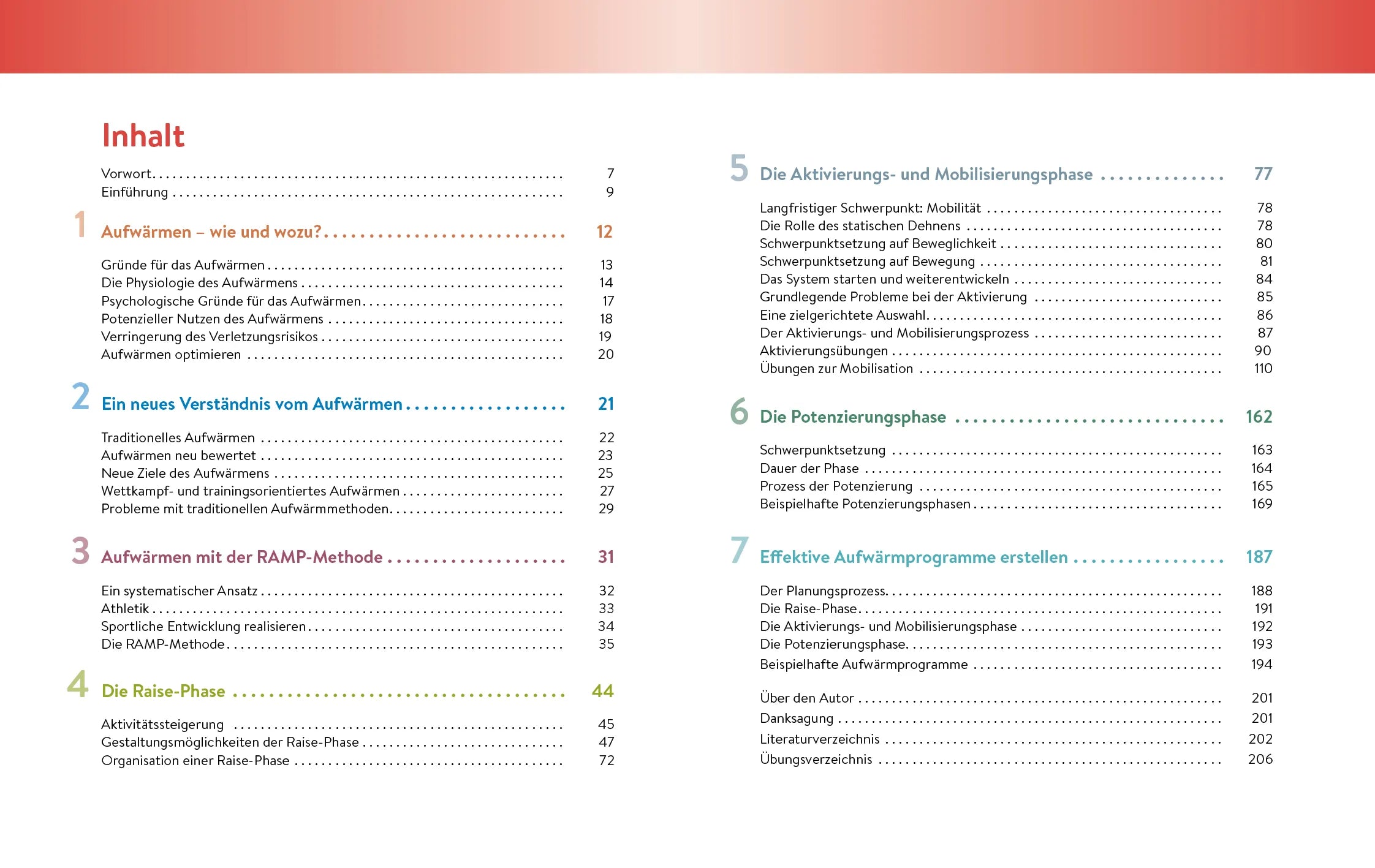 Innenansicht von 'Warm-up' - Taschenbuch