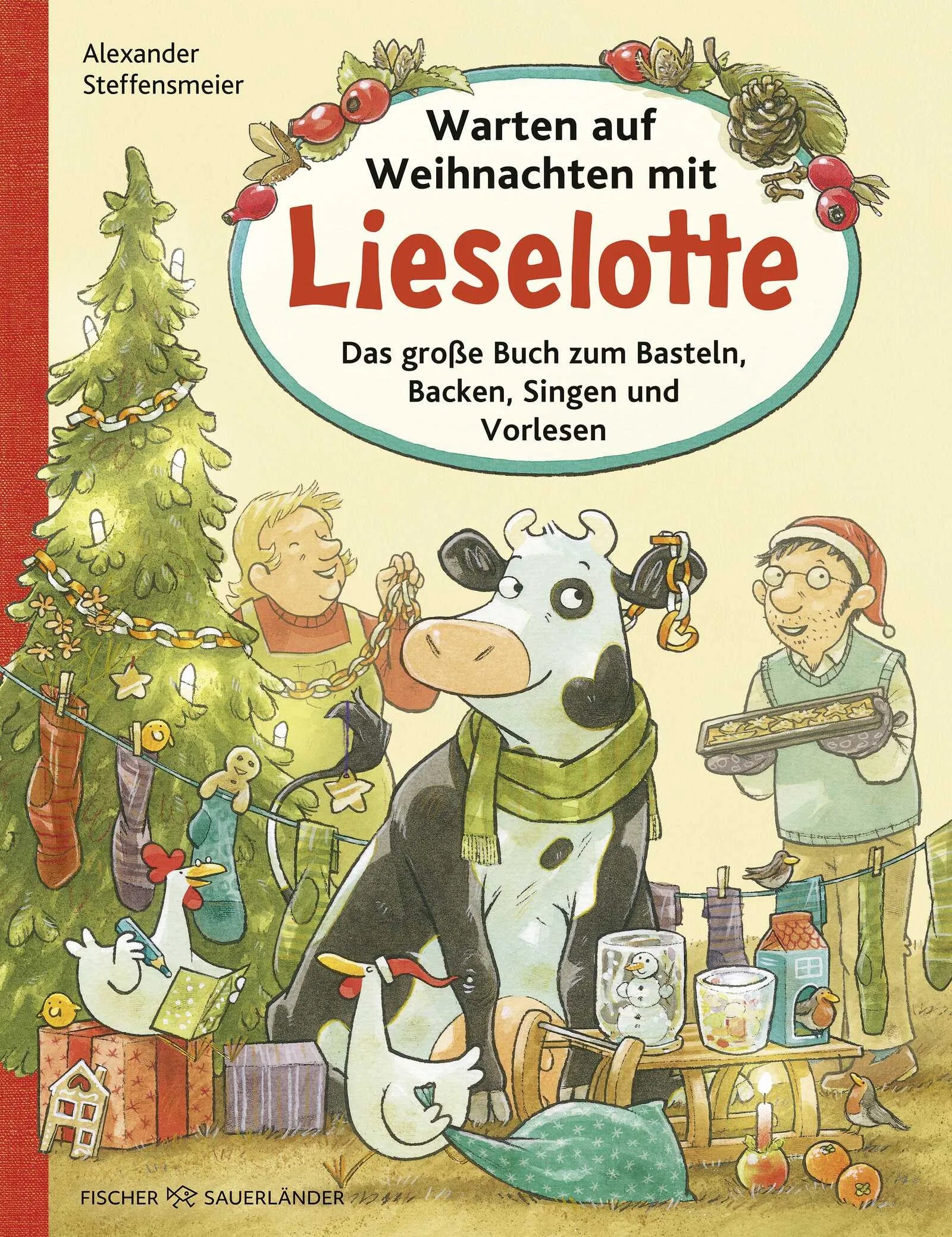 Buchcover von 'Warten auf Weihnachten mit Lieselotte' - Gebundene Ausgabe von Alexander Steffensmeier