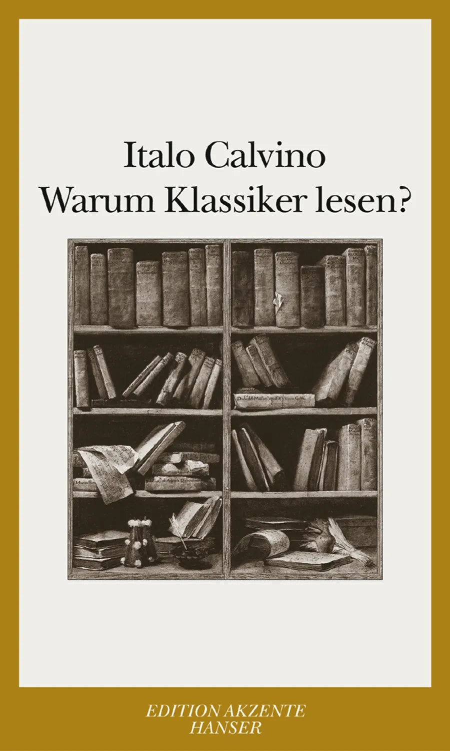 Buchcover von 'Warum Klassiker lesen ?' - Taschenbuch von Italo Calvino