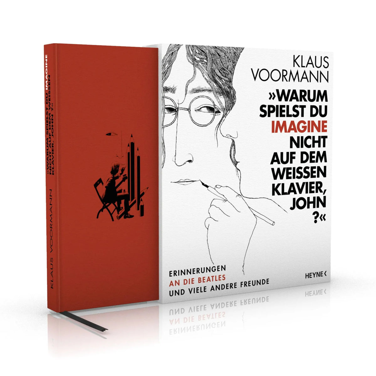 Cover: »Warum spielst du Imagine nicht auf dem weißen Klavier, John?« (Hardcover) von Klaus Voormann