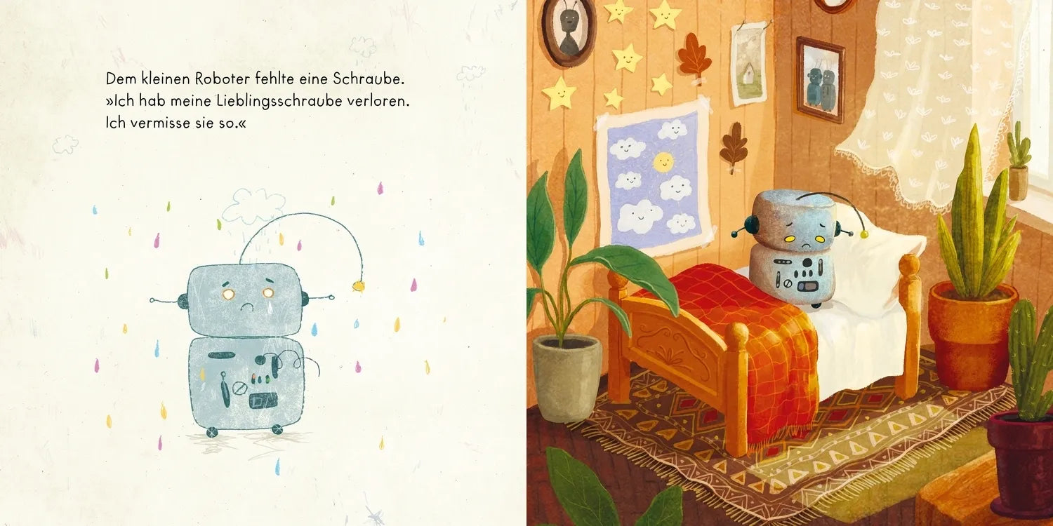 Abbildung von 'Was fehlt dir, kleiner Roboter?'