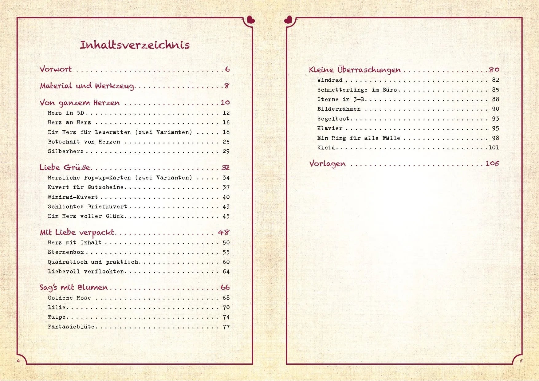 Innenansicht von 'Was ich an dir liebe – 25 kreative DIY-Projekte aus Papier' - Taschenbuch