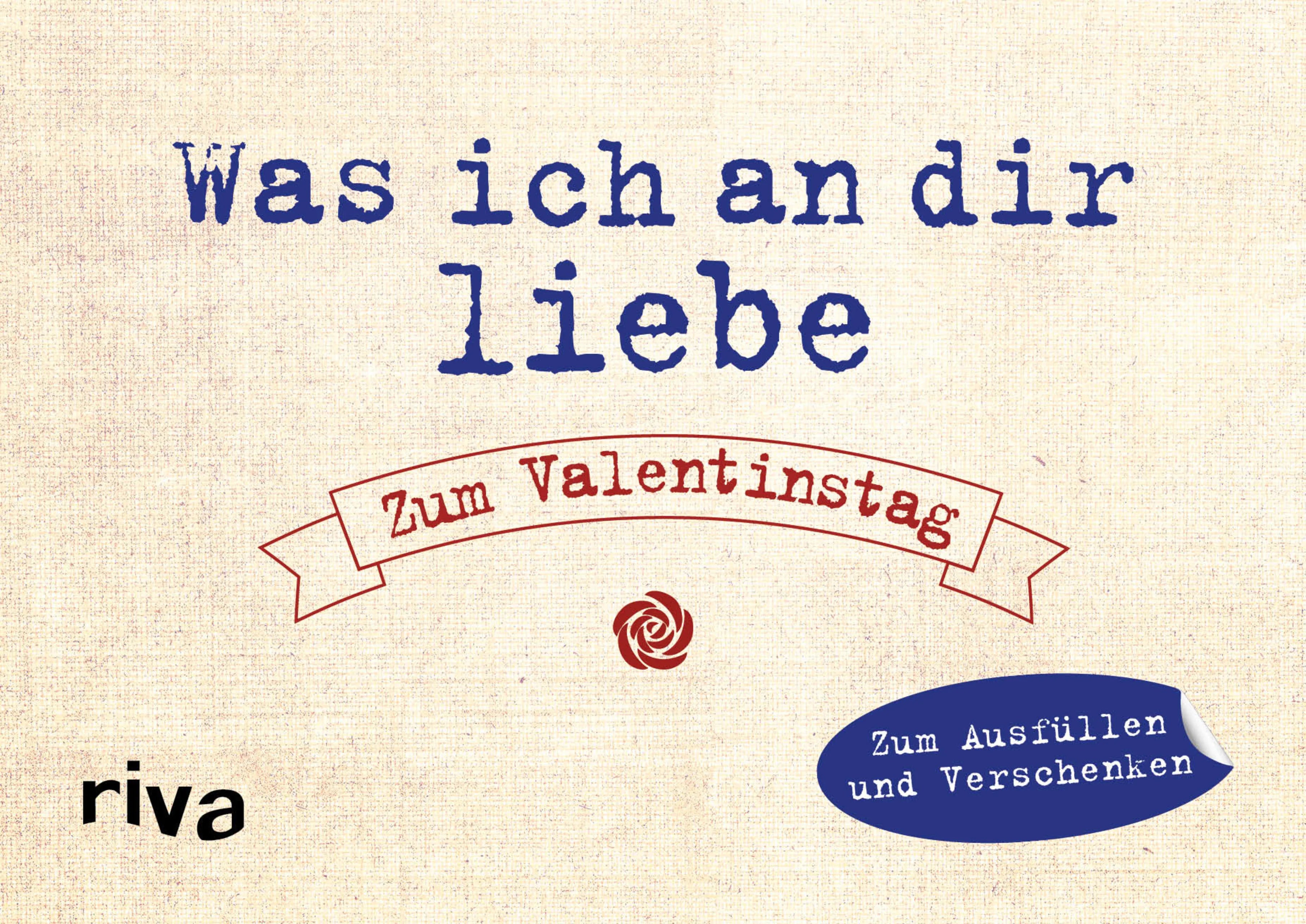 Buchcover von 'Was ich an dir liebe – Zum Valentinstag' - Gebundene Ausgabe von Alexandra Reinwarth