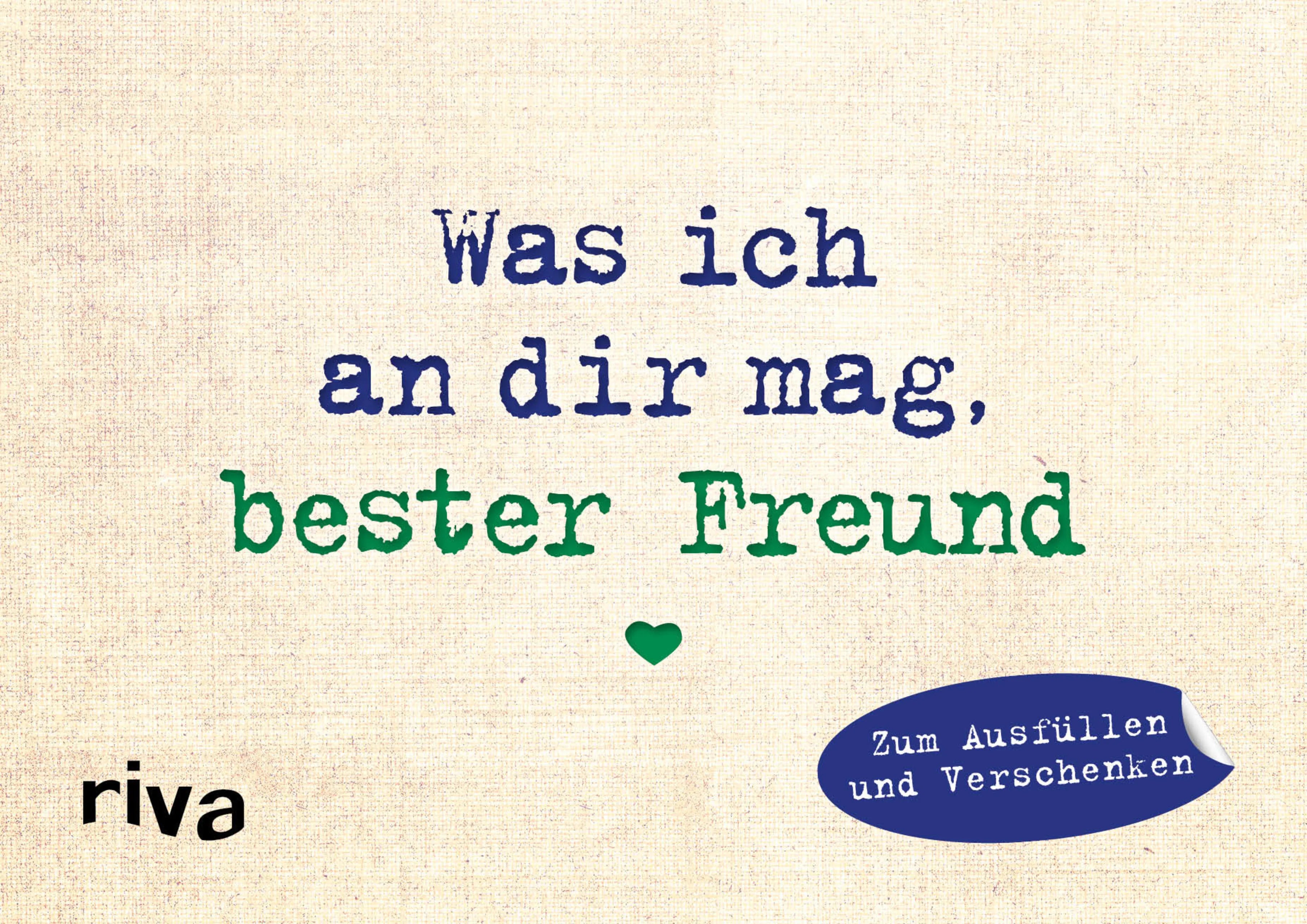 Buchcover von 'Was ich an dir mag, bester Freund – Miniversion' - Gebundene Ausgabe von Alexandra Reinwarth