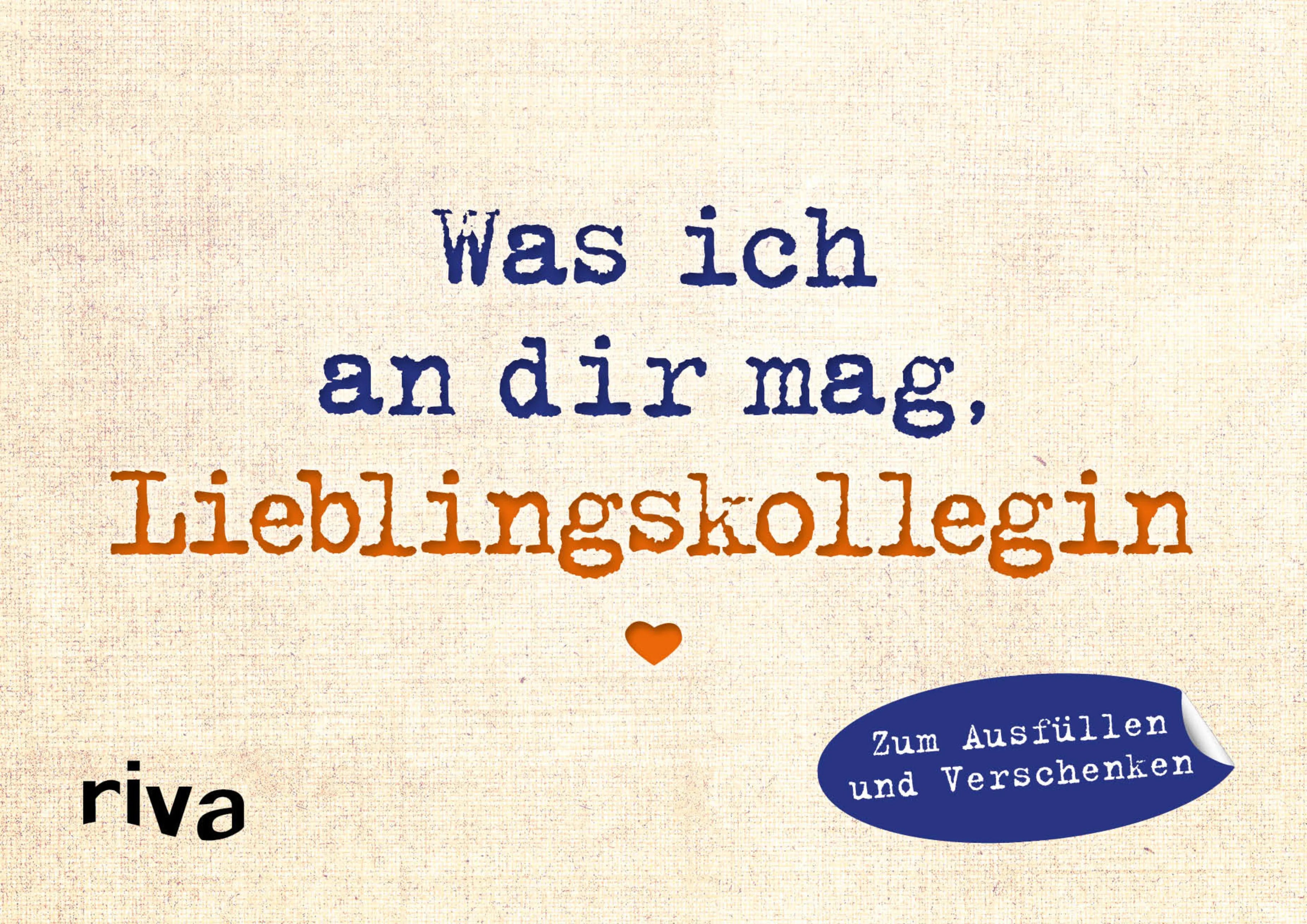Buchcover von 'Was ich an dir mag, Lieblingskollegin – Miniversion' - Gebundene Ausgabe von Alexandra Reinwarth