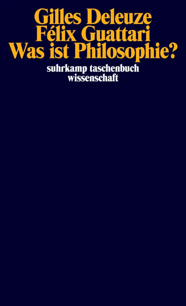 Buchcover von 'Was ist Philosophie?' - Taschenbuch von Gilles Deleuze