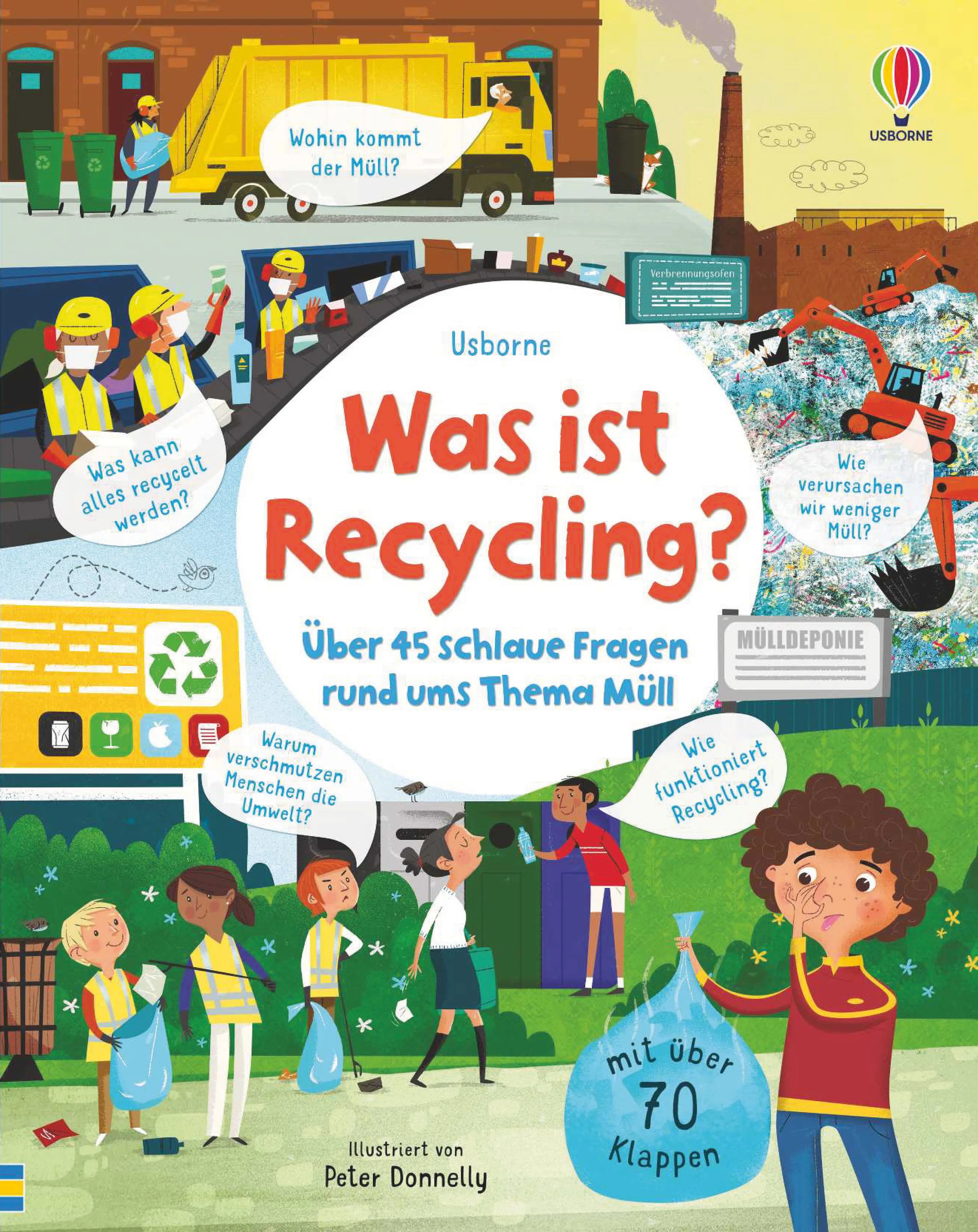 Buchcover von 'Was ist Recycling?' - Gebundene Ausgabe von Katie Daynes