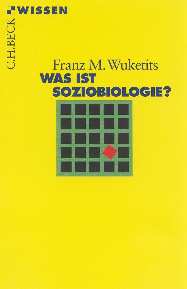 Buchcover von 'Was ist Soziobiologie?' - Taschenbuch von Franz M. Wuketits