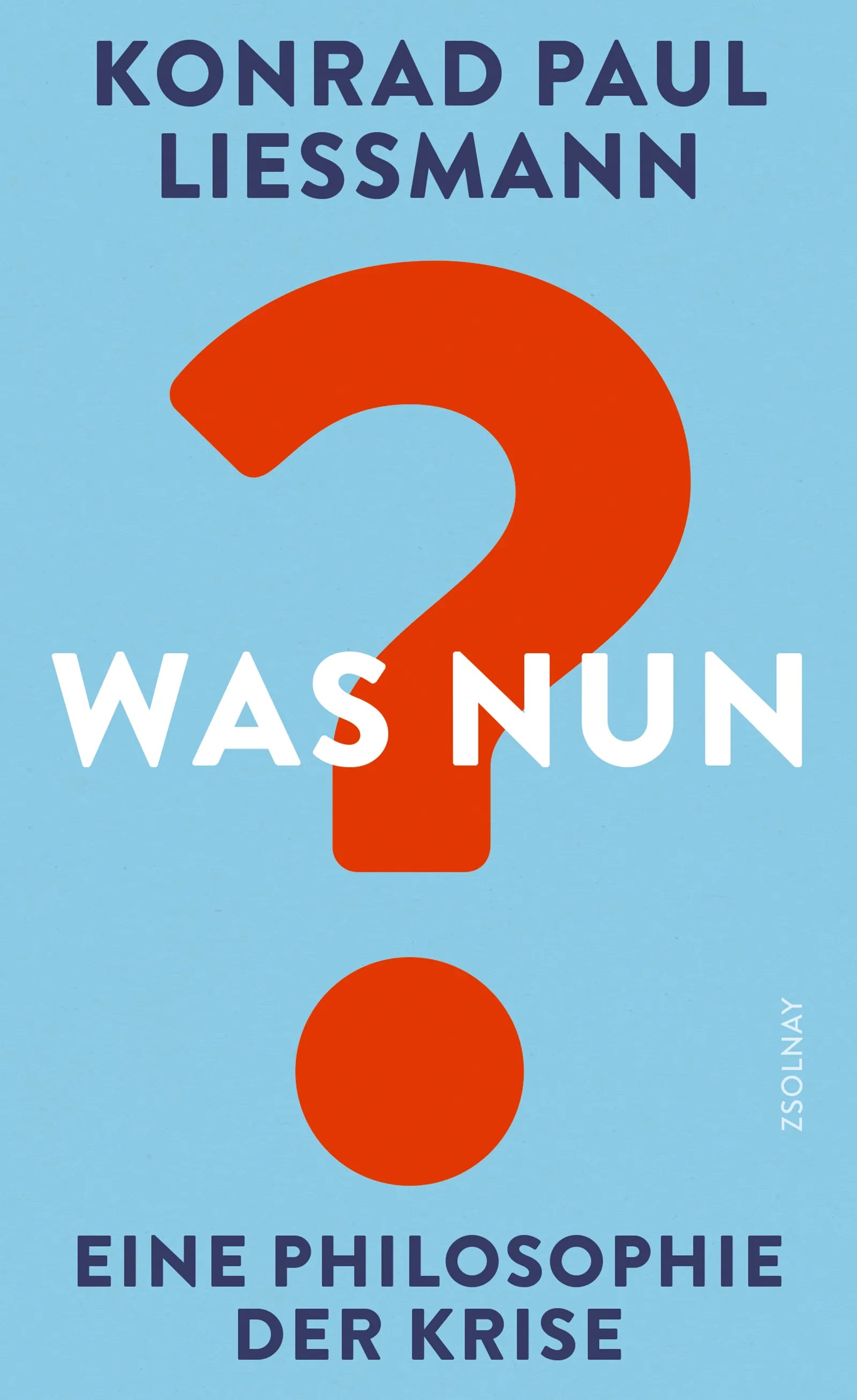 Buchcover von 'Was nun?' - Gebundene Ausgabe von Konrad Paul Liessmann