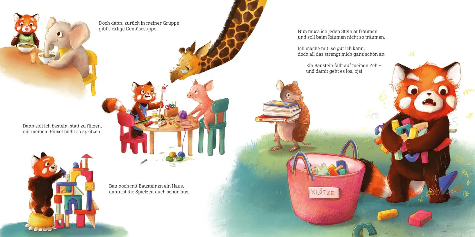 Detailansicht: Was wütest du so sehr, kleiner Pandabär? (Hardcover)