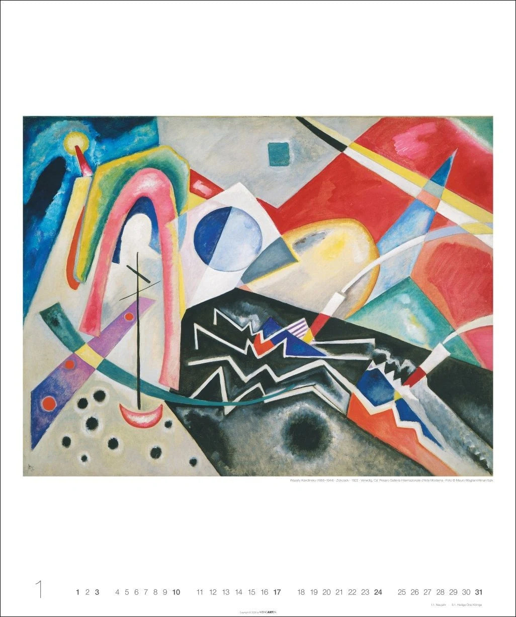 Wassily Kandinsky Edition Kalender 2027 – Ansicht
