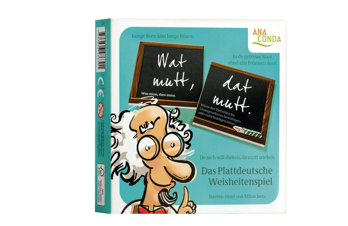 Gesellschaftsspiel: Wat mutt, dat mutt - Das Plattdeutsche Weisheitenspiel