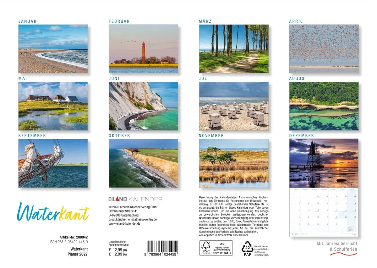 Waterkant Kalender 2027 – Ansicht