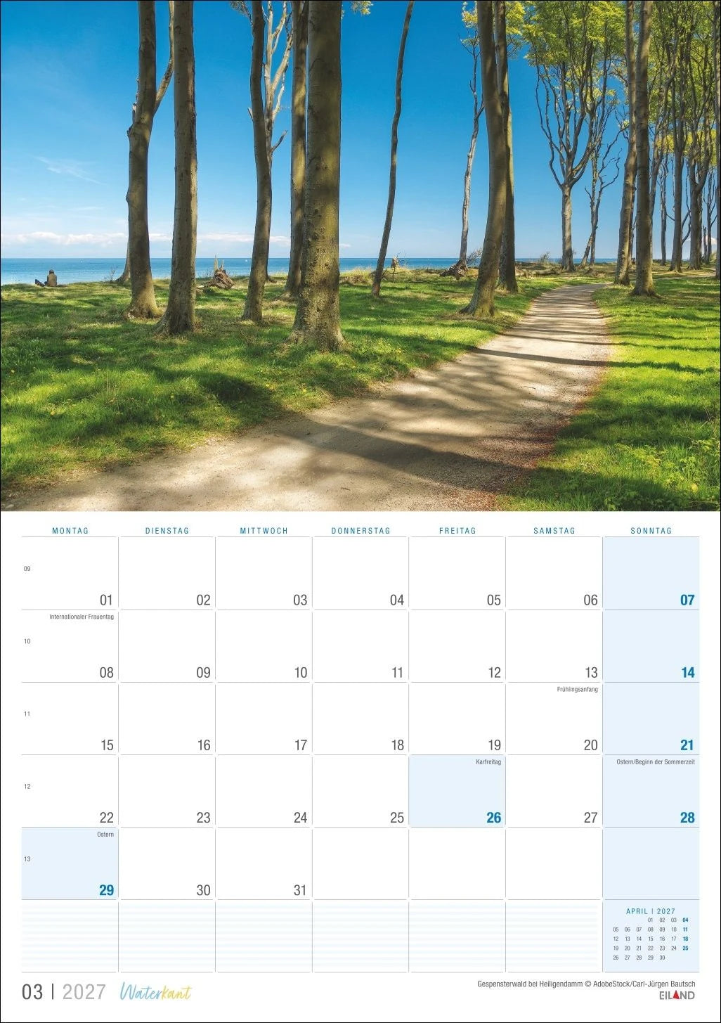 Waterkant Kalender 2027 – Ansicht
