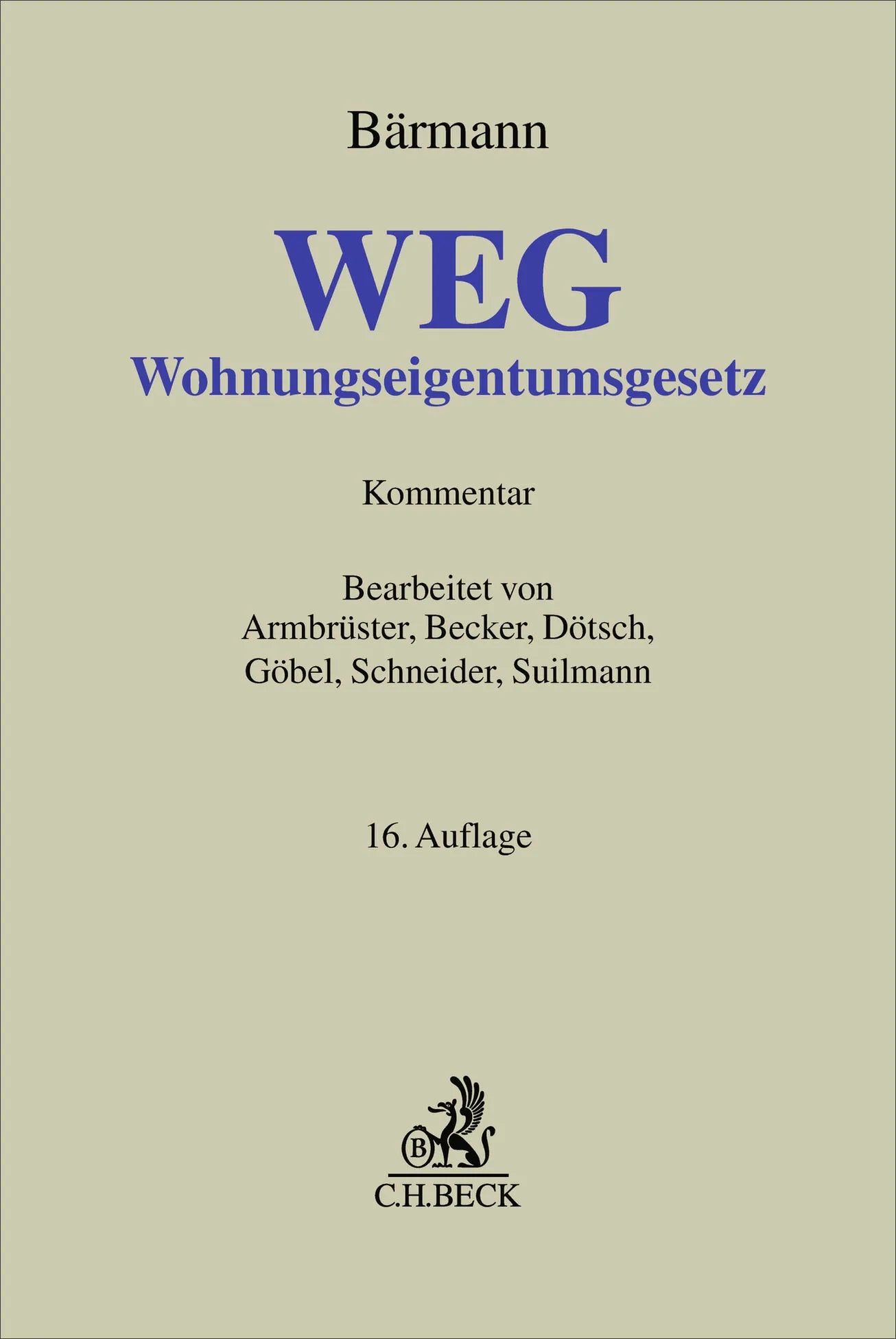 Buchcover von 'WEG' - Gebundene Ausgabe von Christian Armbrüster