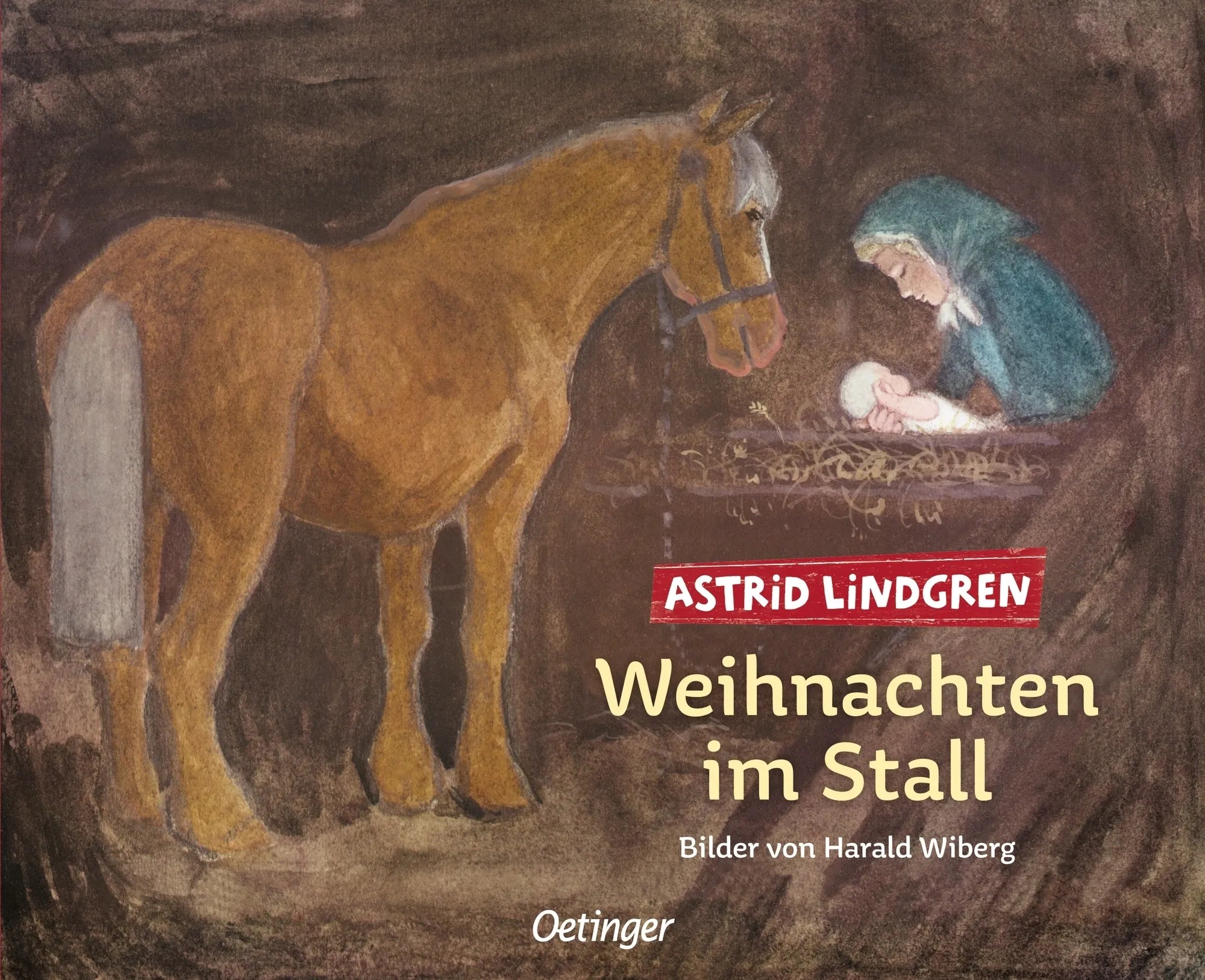 Buchcover von 'Weihnachten im Stall' - Gebundene Ausgabe von Astrid Lindgren