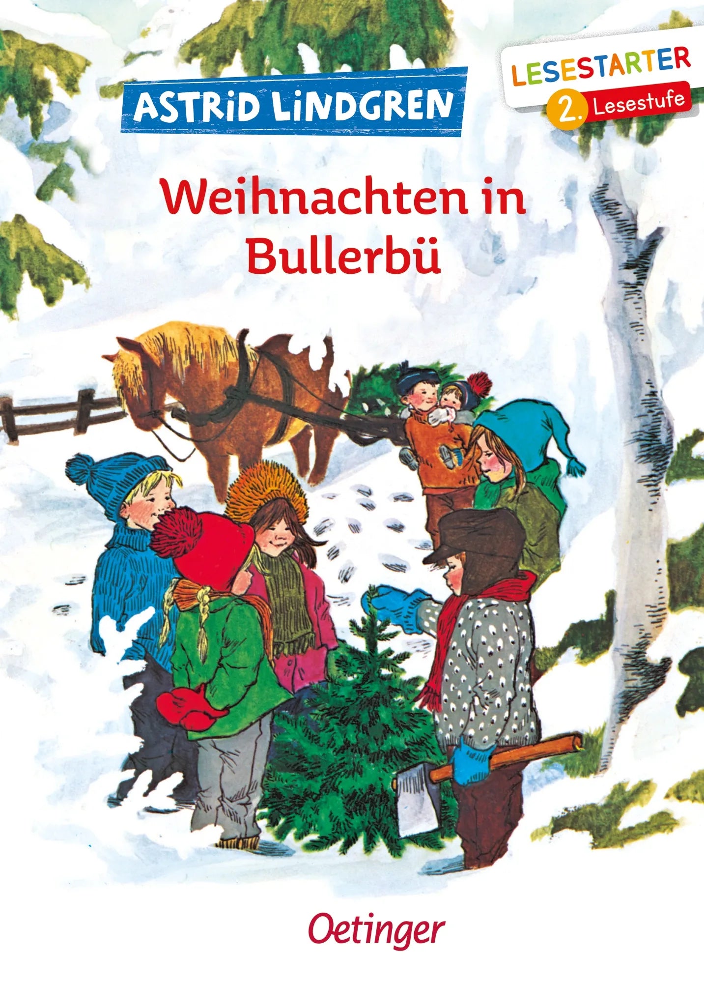 Buchcover von 'Weihnachten in Bullerbü' - Gebundene Ausgabe von Astrid Lindgren