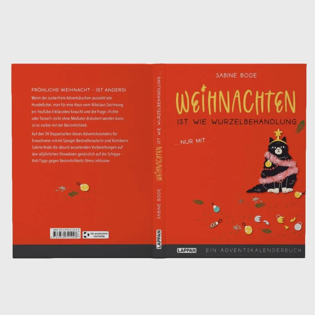 Abbildung von 'Weihnachten ist wie Wurzelbehandlung, nur mit Lametta'