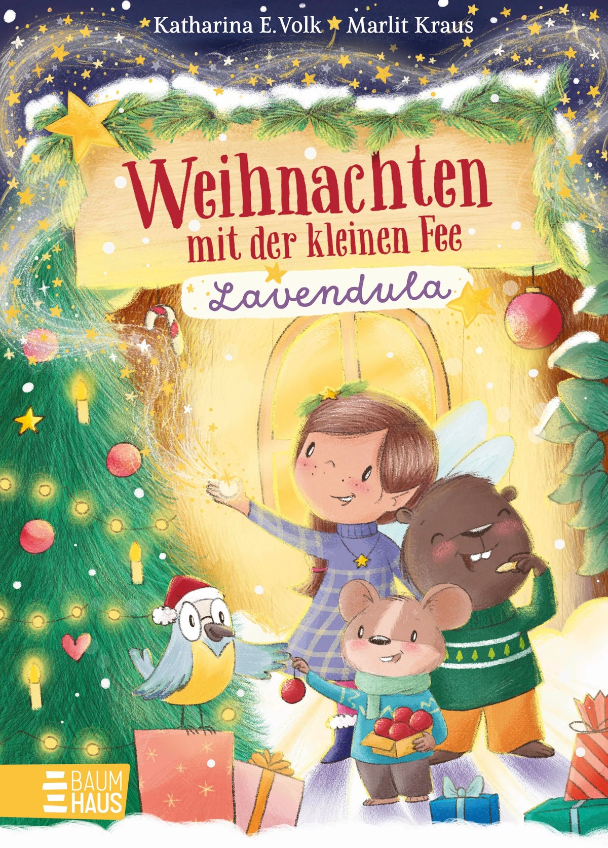 Cover: Weihnachten mit der kleinen Fee Lavendula (Hardcover) von Katharina E. Volk