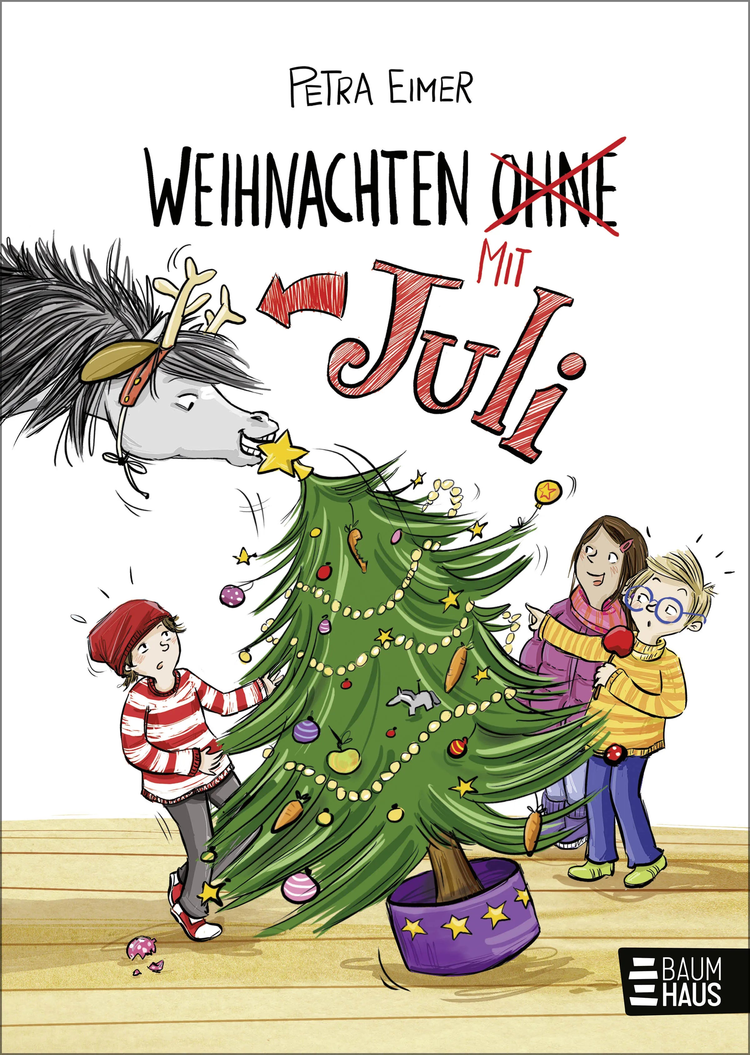 Buchcover von 'Weihnachten mit Juli' - Gebundene Ausgabe von Petra Eimer