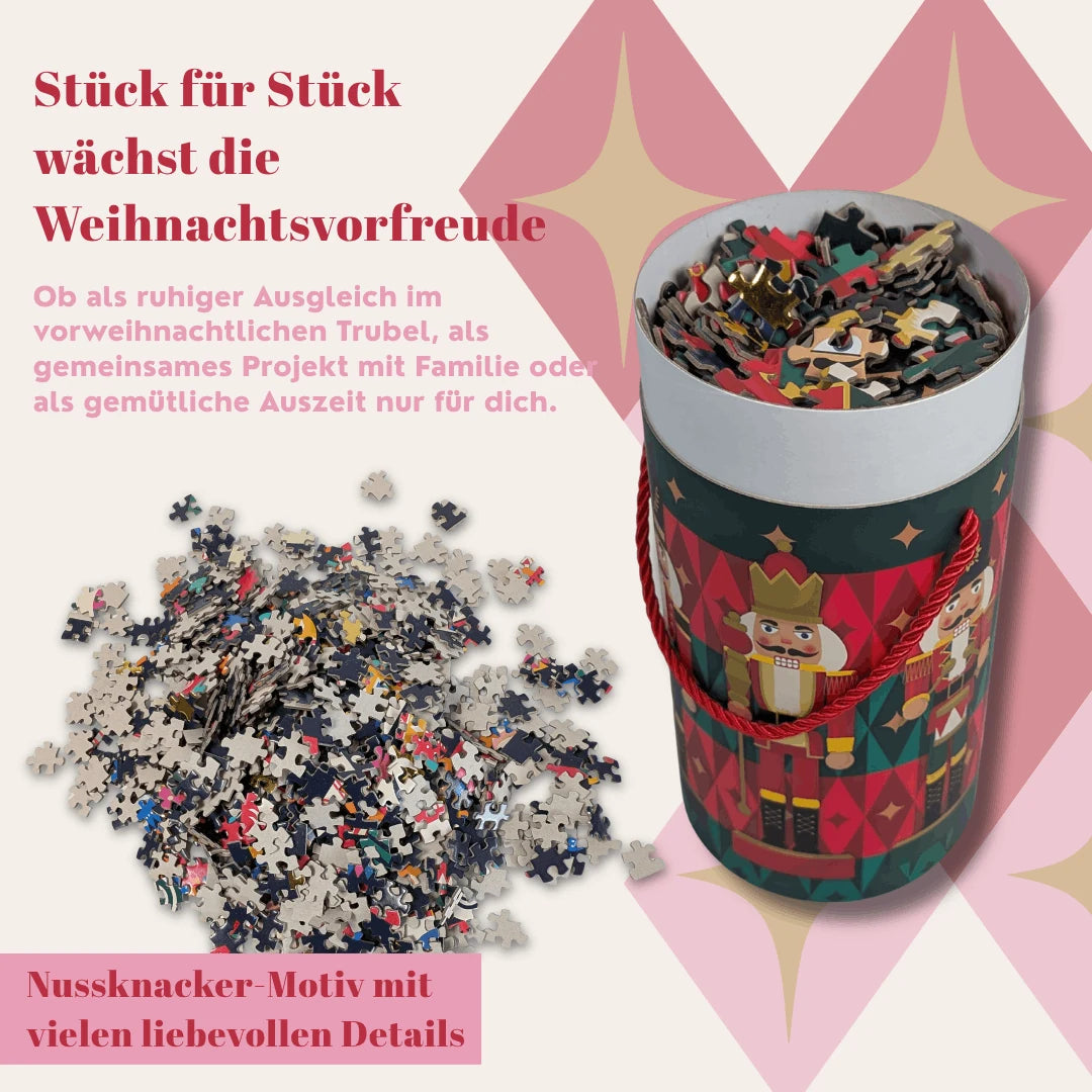 Weihnachts-Puzzle: Nussknacker – 1.000 Teile – Ansicht
