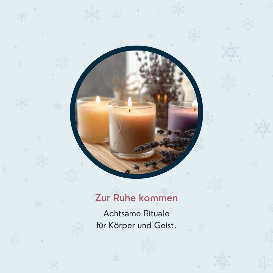 Detailansicht: WeihnAchtsamkeit. 24 Türchen zu mehr Entspannung. (Hardcover)