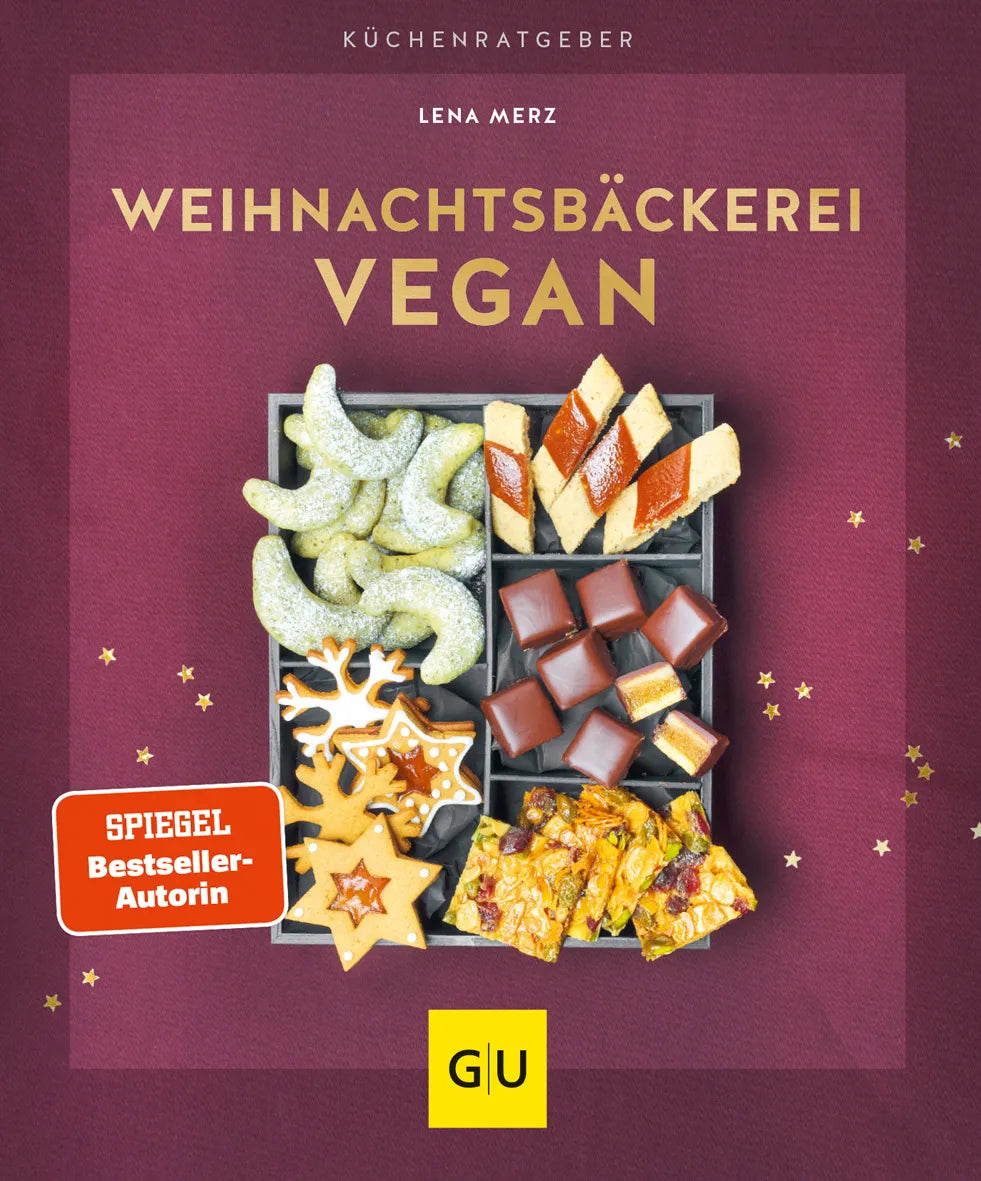 Buchcover von 'Weihnachtsbäckerei vegan' - Taschenbuch von Lena Merz