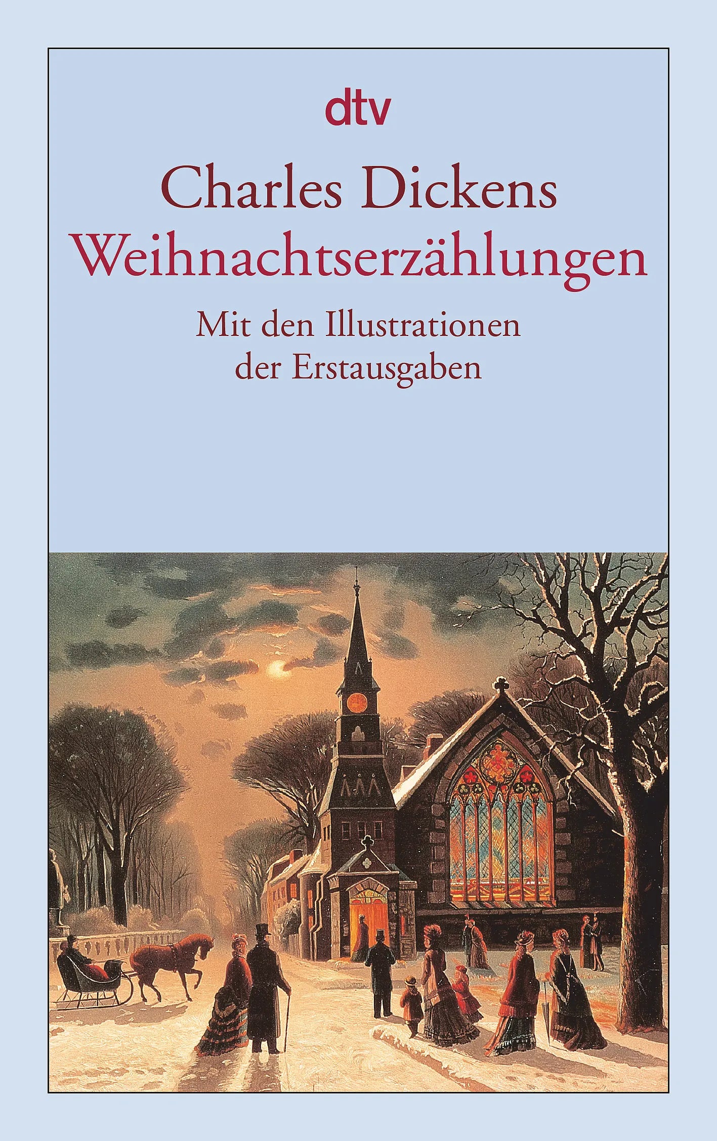 Buchcover von 'Weihnachtserzählungen' - Taschenbuch von Charles Dickens