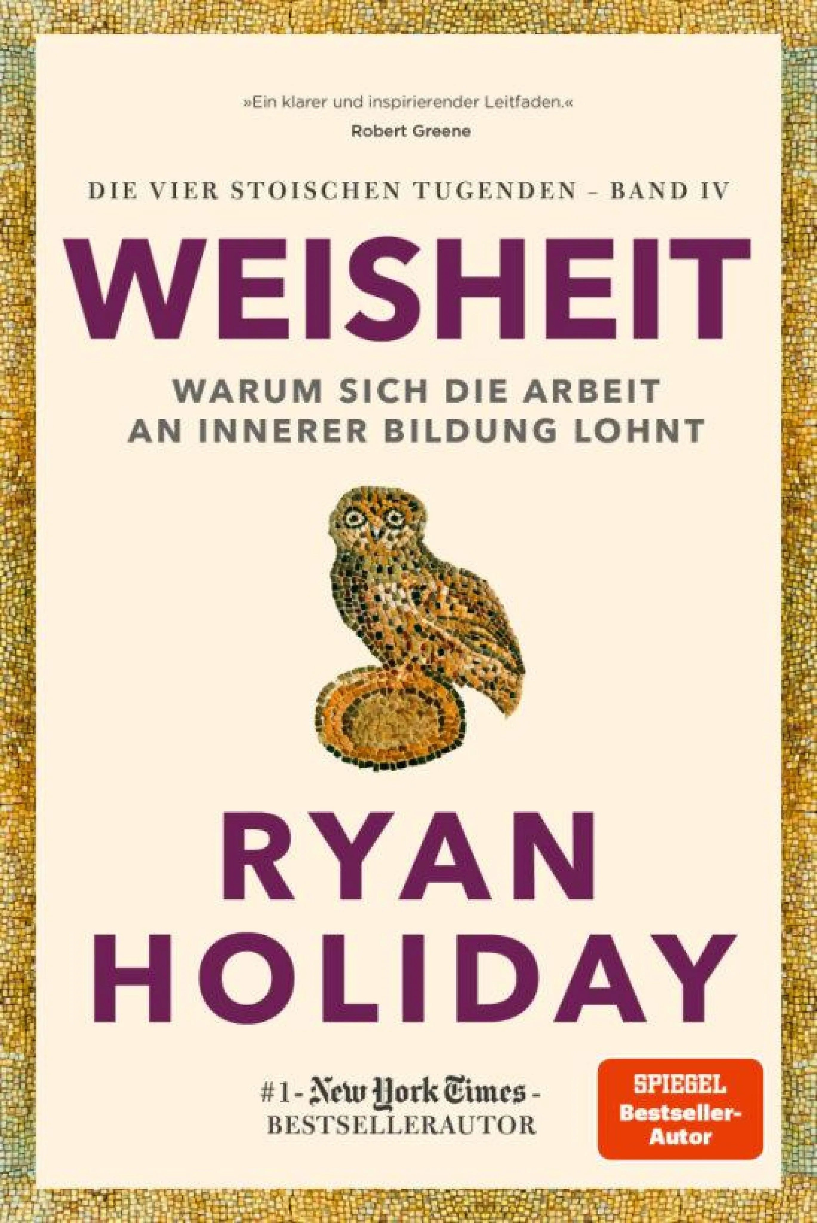 Cover: Weisheit (E-Book) von Ryan Holiday