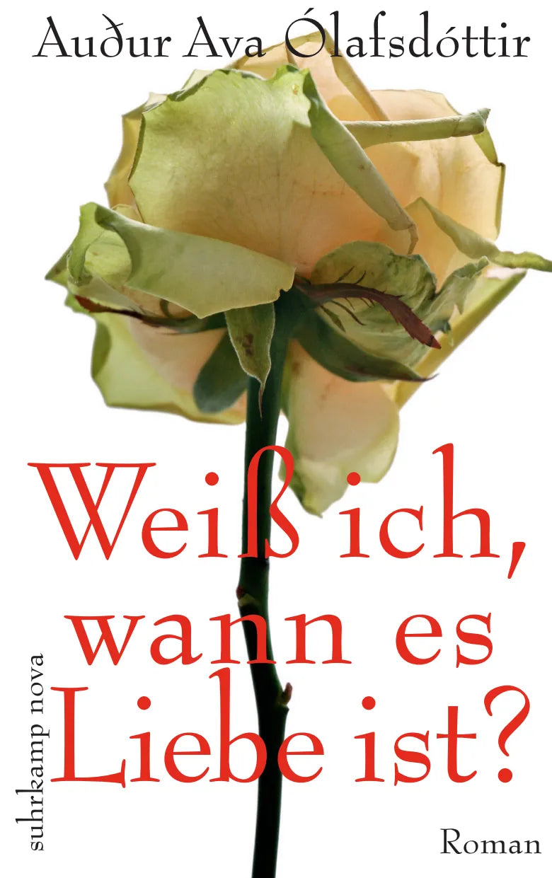 Buchcover von 'Weiß ich, wann es Liebe ist?' - Paperback von Auður Ava Ólafsdóttir